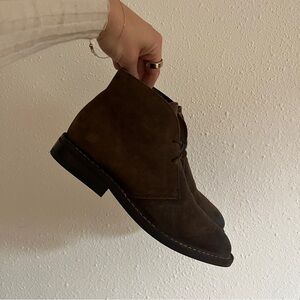 Thursday Boot Company Brown Chukka Boots Suede Lace-Up Scout Boot